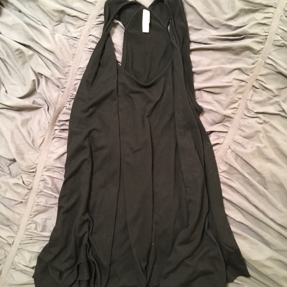 Xhilaration Black Flowy Tank